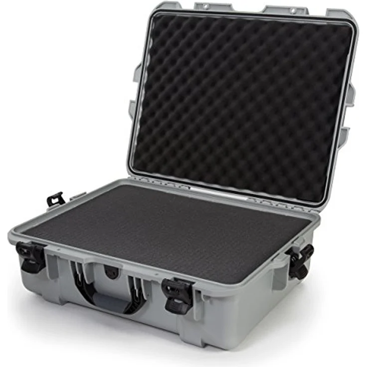 Nanuk Kunststoffkoffer 945, wasserdichte Kameratasche mit Schaum, 50.20 l, Silber – Bild 1