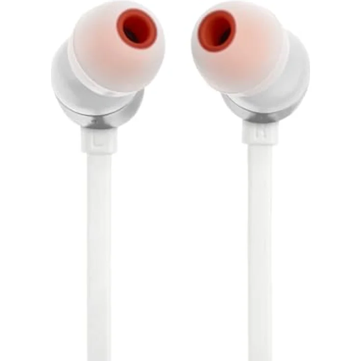 JBL Tune 310 C Kopfhörer – Kabelgebundene In-Ear-Kopfhörer Pure Bass Sound, Mikrofon und USB-C-Anschluss – Weiß – Bild 4