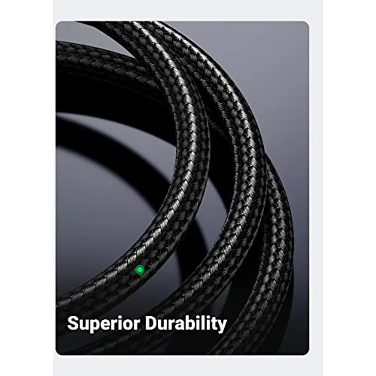 Ugreen USB Typ C - USB Typ C Kabel 2m, 100W Power Delivery, Quick Charge 3.0, grau, 480 Mbps – Bild 5