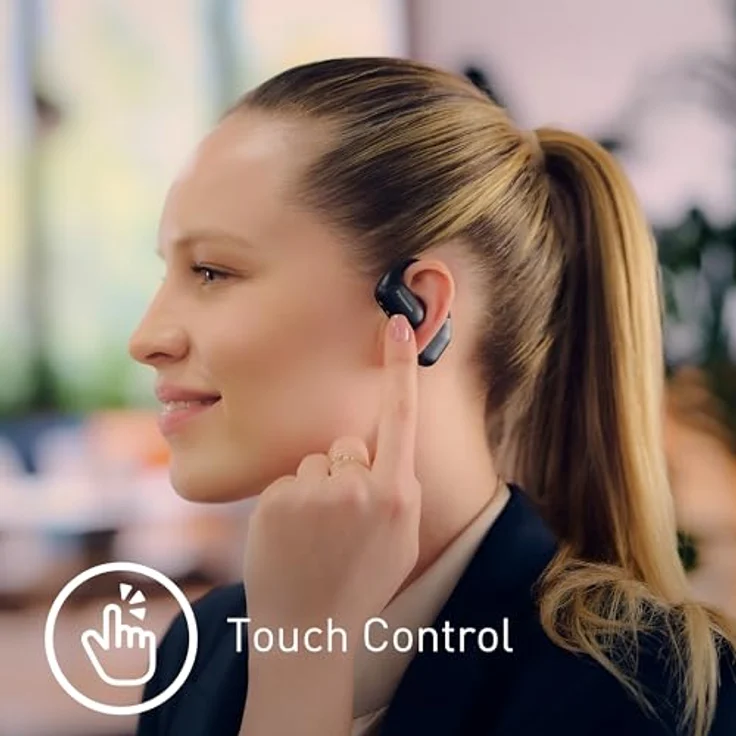 Panasonic RB-F10DE-K, Bluetooth Open Ear Kopfhörer mit ANC, 25 h Akkulaufzeit, kabellos, schwarz – Bild 7
