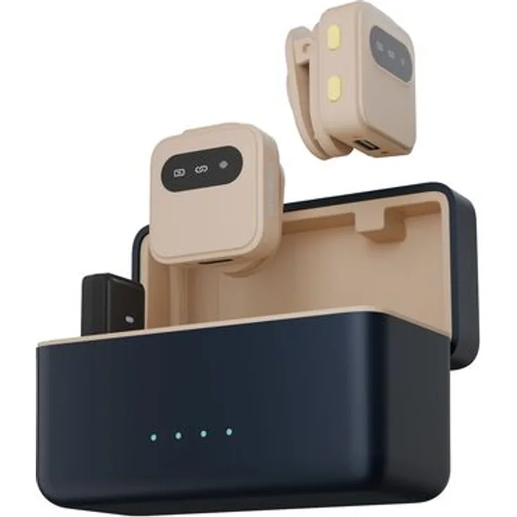 RGBlink AI mini Wireless Microphone, Drahtloses Mikrofon mit intelligenter Geräuschunterdrückung und Plug-and-Play-Technologie