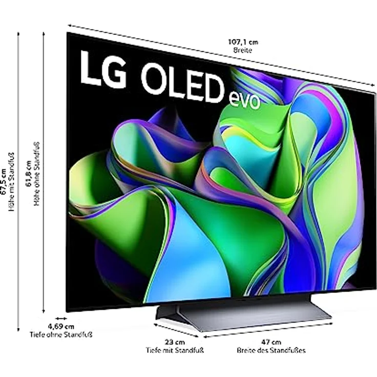 LG OLED48C37LA TV 121 cm (48 Zoll) OLED evo Fernseher (Smart TV, Filmmaker Mode, 120 Hz) [Modelljahr 2023] – Bild 3