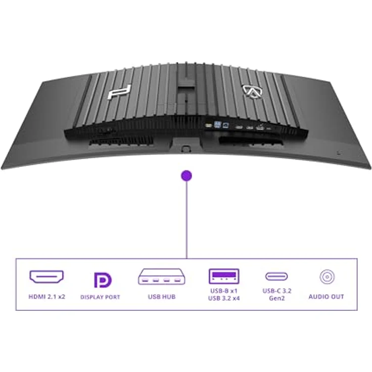 AOC AGON Pro PD34 34" UWQHD OLED Gaming Monitor, 240Hz, 0,03ms, Curved, HDMI/DP/USB-C PD65W, Quantum-Dot, KVM, RGB – Bild 4