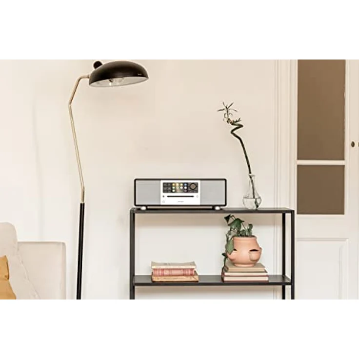 sonoro Prestige Kompaktanlage mit CD Player, Bluetooth und Internetradio (UKW, WLAN, DAB Plus, Spotify, Amazon, Deezer) Schwarz – Bild 2