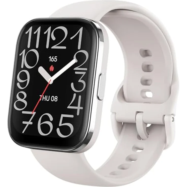 Amazfit Bip 5 Unity 46mm Smart Watch Fitness-Aktivitäts-Tracker mit 11-Tage-Akku, 120+ Sportmodi, Bluetooth-Telefonanrufe, Gesundheitsüberwachung, anpassbare Watch Faces - Schwarz – Bild 1