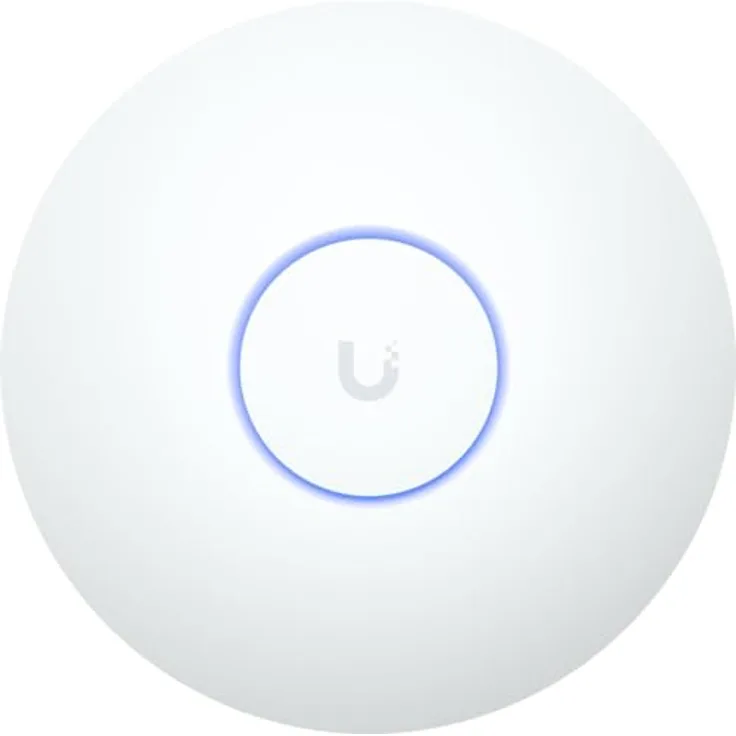 Ubiquiti UniFi 7 Long Range U7-LR, Deckenmontierter WiFi 7 Access Point mit 5 räumlichen Streams und 7300 Mbit/s, weiß