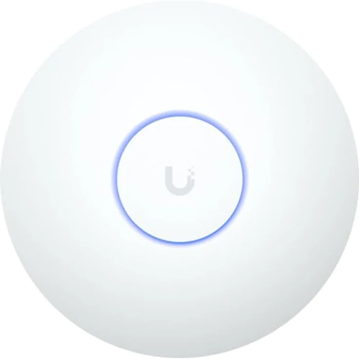 Ubiquiti UniFi 7 Long Range U7-LR, Deckenmontierter WiFi 7 Access Point mit 5 räumlichen Streams und 7300 Mbit/s, weiß – Bild 1