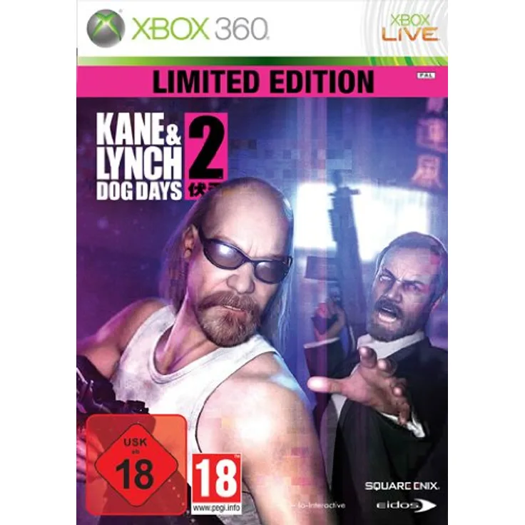 Eidos Kane & Lynch 2: Dog Days - Limited Edition, Crime-Action-Shooter für Xbox 360 mit exklusiven Inhalten