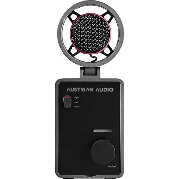 Austrian Audio MiCreator Studio Mikrofon mit integriertem Audio-Interface (Kondensator-Kapsel, Plug-and-Play, leichte Bedienung, austauschbare Faceplates, zwei IN- und OUT-Anschlüsse, Max SPL: 130 dB) – Bild 1