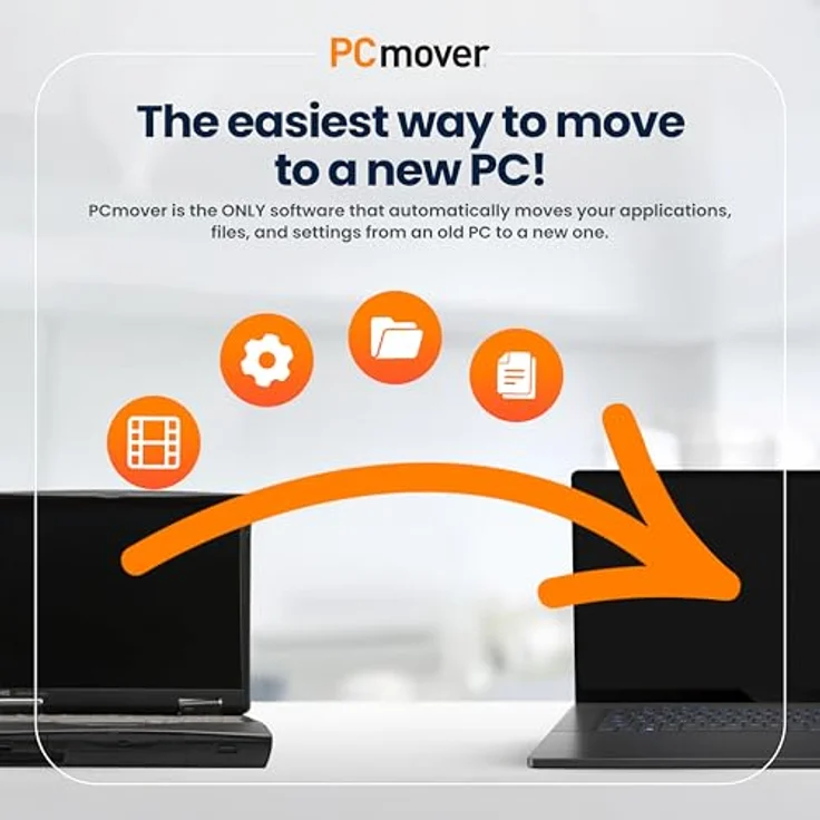 Laplink Software PCmover Ultimate 11, Datenübertragungssoftware für Anwendungen, Dateien und Einstellungen, inklusive Ethernet-Kabel, 1 Verwendung – Bild 5