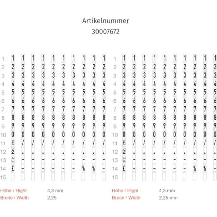 Meto Preisauszeichner Classic M 2026, 2-zeiliger Profi-Preisauszeichner mit 20 alphanumerischen Zeichen für Gastronomie – Bild 8