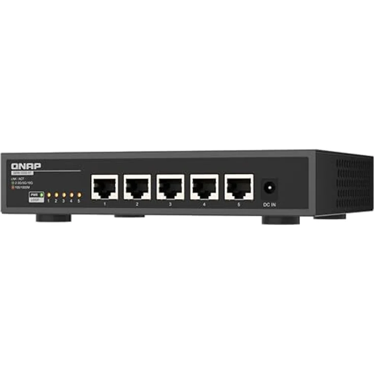 QNAP QSW-3205-5T, 5-Port 10GbE Switch, Plug & Play Unmanaged, Fanless – Bild 4