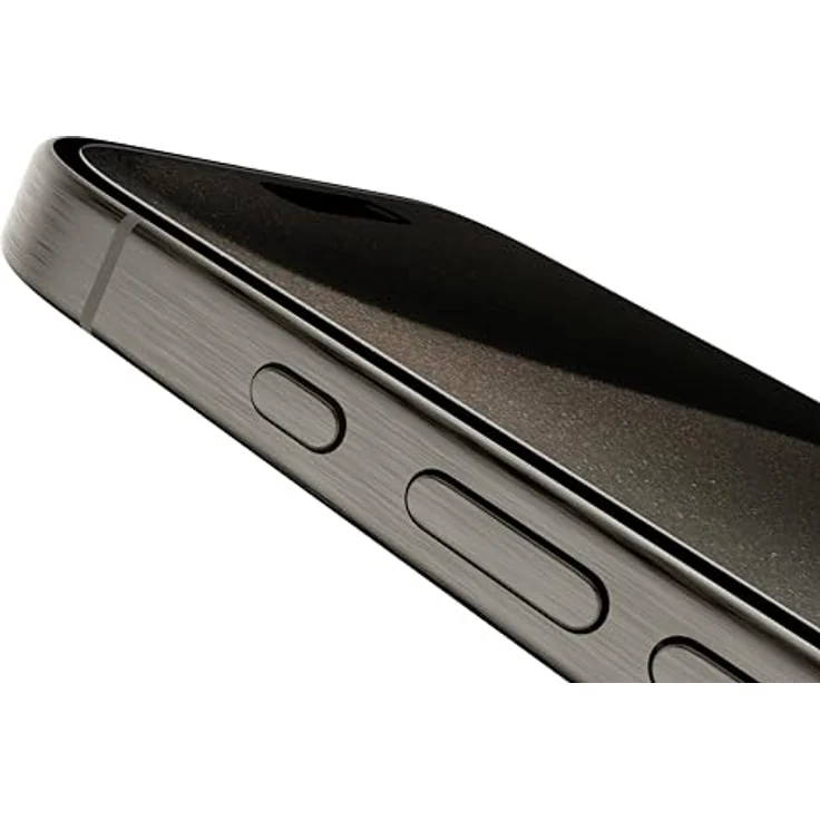 Belkin ScreenForce TemperedGlass antimikrobielle Display-Privacy-Schutzfolie für iPhone 15 Pro, dünn und kratzfest, inklusive Positionierungsschale für eine blasenfreie Applikation – Bild 2