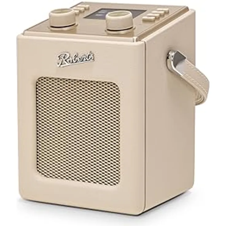 Roberts Revival Mini 2 DAB+ Radio, DAB+, DAB, FM, Bluetooth, tragbares Radio, Beige