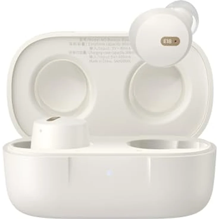 Baseus Bowie E18 Auriculares Bluetooth Blancos, Kopfhörer mit Rauschunterdrückung und IPX4-Wasserbeständigkeit – Bild 2