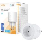 Imou Smart Plug CE1P, Intelligente Steckdose mit App-Steuerung und Energiemonitoring, Weiß