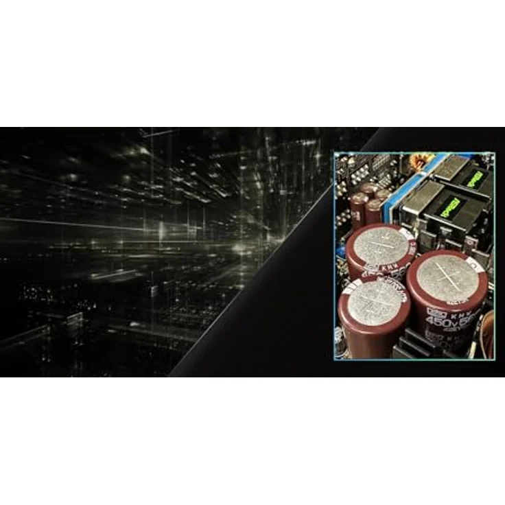 ASRock Netzteil ASROCK PG-1300G, 1300 W, 80 Plus Gold, modular, PCI-E 5.1, PCI-E (6+2 Pin) x5, SATA (5-polig) x9, in Schwarz – Bild 10