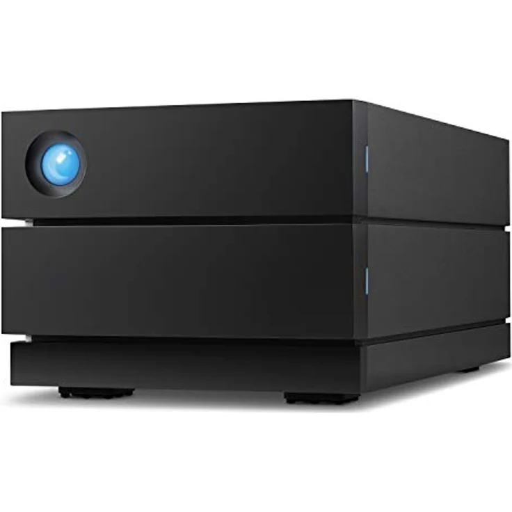 LaCie 2big RAID USB-C, Enterprise HDD 48TB Externe Festplatte, 3.5 Zoll, RAID 0/1, USB-C, PC & Mac, inkl. 5 Jahre Rescue Service, Modellnr.: STHJ48000800, Silber – Bild 2