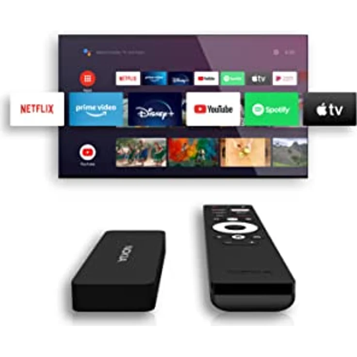 Nokia Streaming Stick 800, Android TV (Chromecast, HDMI, H.264, HEVC H.265, Netflix, Prime Video, Disney+), Schwarz – Bild 3