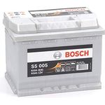 Bosch S5 005 Autobatterie 12V 63Ah 600A, wartungsfrei mit PowerFrame®-Technologie
