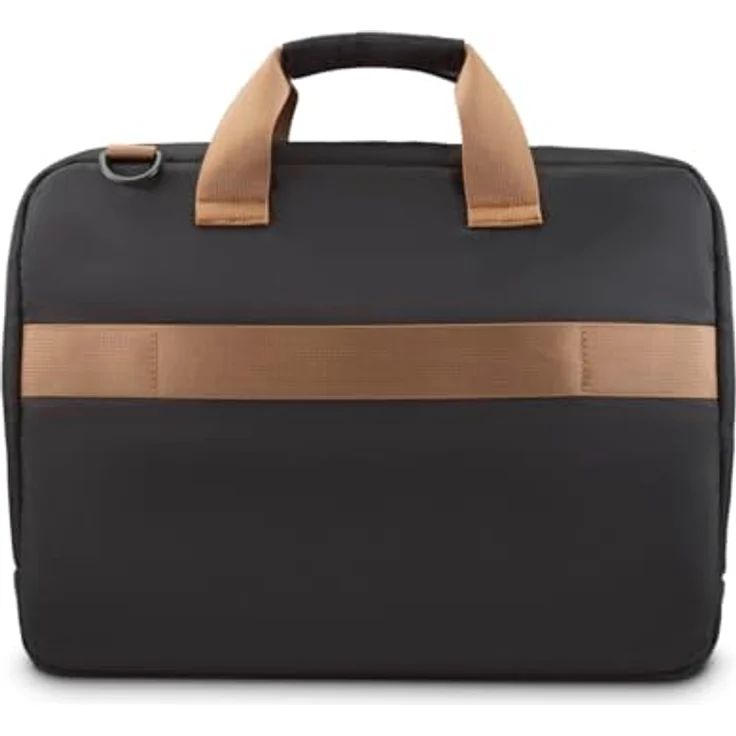 Hama Laptoptasche für Laptops 13,3“ - 14,1“ (leichte Businesstasche als Umhängetasche oder Tragetasche, Notebooktasche mit Organizer-Vorderfach und -Innenfach, wasserabweisend, gepolstert) schwarz – Bild 5