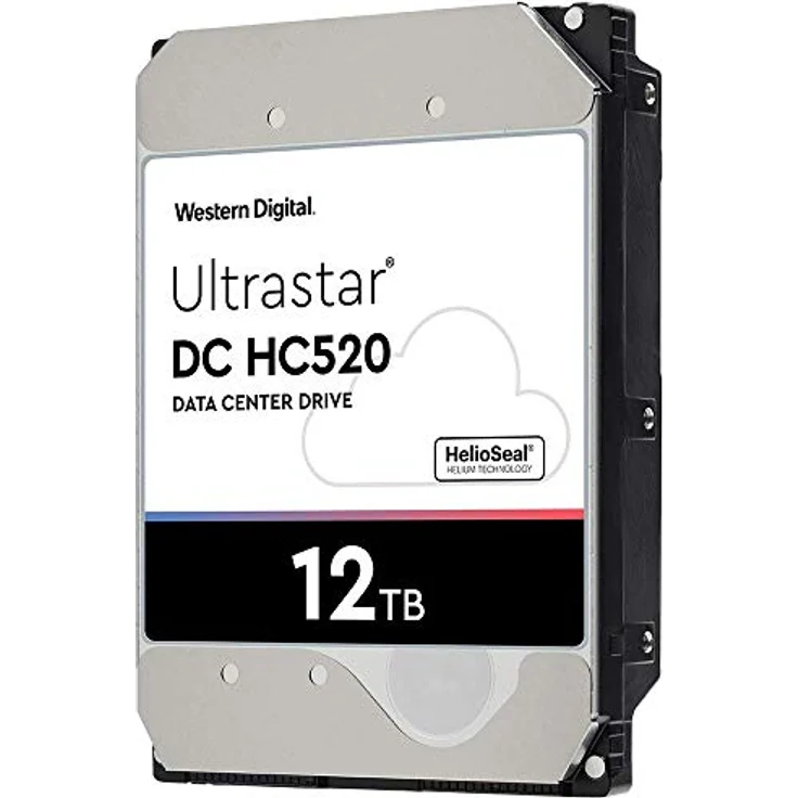 WD Ultrastar DC HC520 HUH721212ALE604 - Festplatte - 12 TB - intern - 3.5 Zoll (8.9 cm) - SATA 6Gb/s - 7200 rpm - Puffer: 256 MB (0F30146) – Bild 2