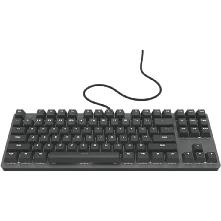 Nubi NK87 Schwarz – Mechanische Gaming-Tastatur mit G3MS Sapphire linearen Schaltern, 87 Tasten, Hot-Swap-Sockeln und RGB-Hintergrundbeleuchtung