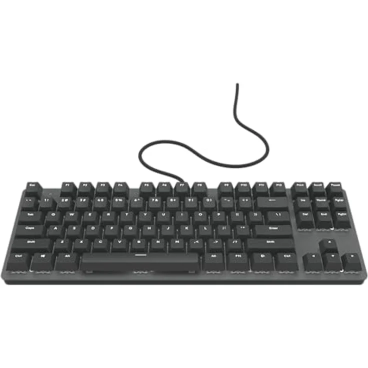 Nubi NK87 Schwarz – Mechanische Gaming-Tastatur mit G3MS Sapphire linearen Schaltern, 87 Tasten, Hot-Swap-Sockeln und RGB-Hintergrundbeleuchtung – Bild 1