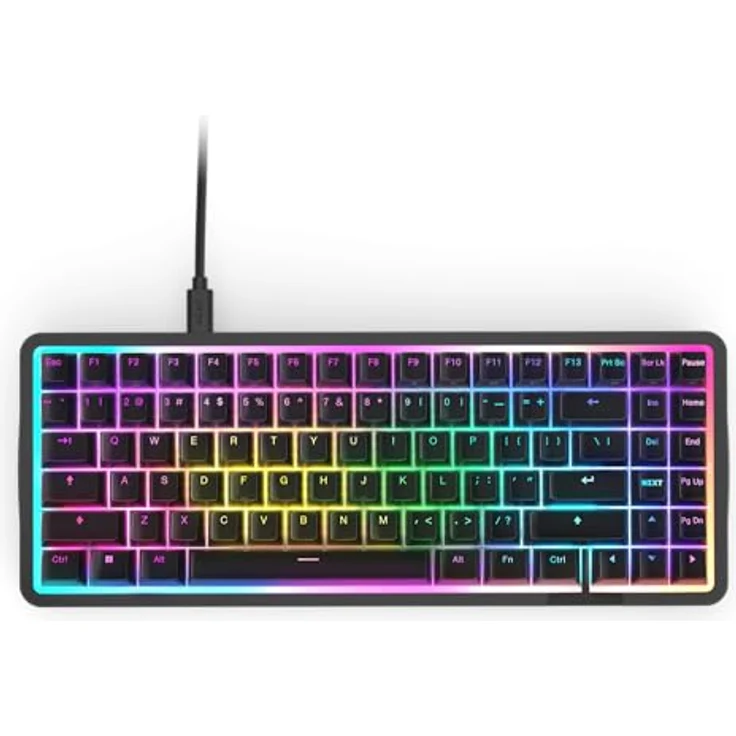 NZXT Function Elite MiniTKL Gaming Tastatur Black ARGB – Bild 1