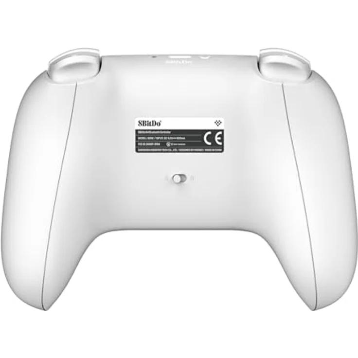 8bitdo 64 Bluetooth Controller, Gaming Controller mit präzisen Hall-Effekt-Joysticks, ergonomischem Design und authentischer Tastenanordnung, Weiss – Bild 4