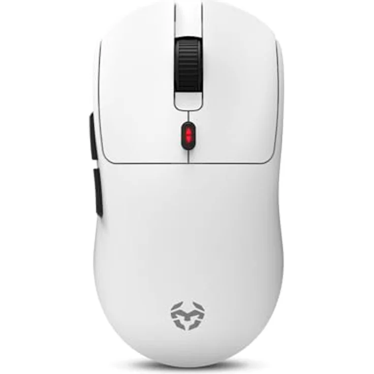 KROM KLEVER White - Ultraleichte kabellose Gaming-Maus, optischer Präzisionssensor Pixart PMW 3325, 6 DPI-Stufen bis zu 10000, 55g, Weiß. – Bild 1
