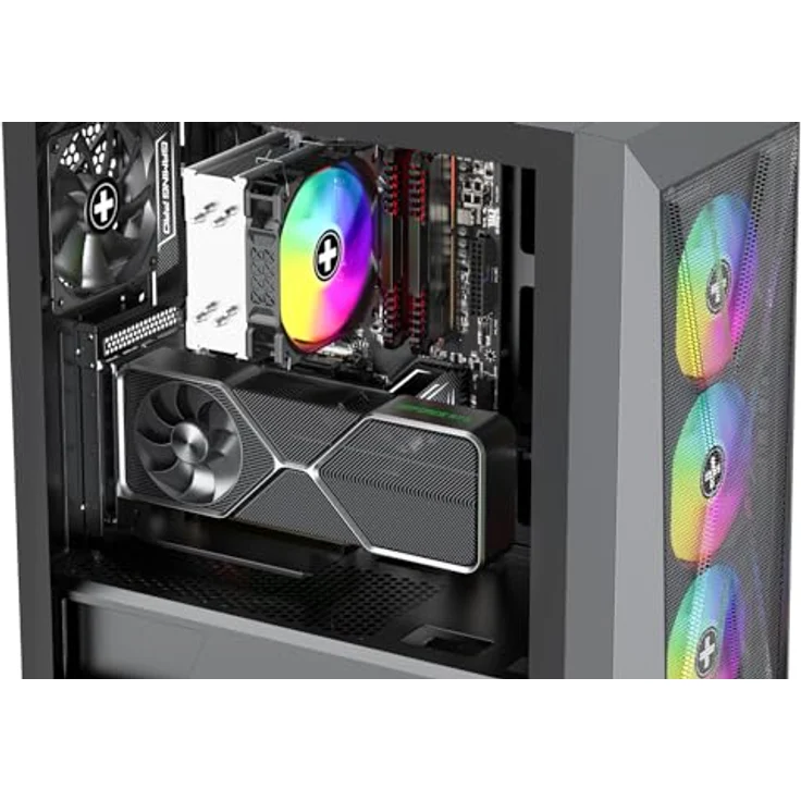 Xilence PC-Gehäuse X9 Vertical GPU Set für X912.ARG, nur mit X912.ARGB Xilent X Case kompatibel, ermöglicht vertikale Grafikkartenmontage – Bild 6