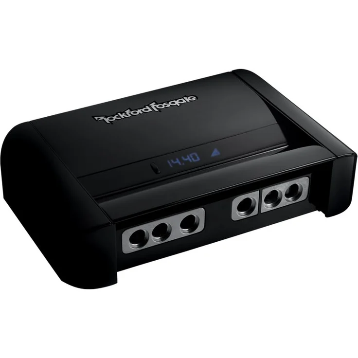 Rockford Fosgate RFC10HB PowerCap, 1-Farad-Kondensator mit digitaler Spannungsanzeige und Schutzsystem, Aluminiumgehäuse