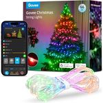 Govee Christmas lights, RGBIC Weihnachtsbeleuchtung Außen 20M, Halloween Lichterkette Innen Weihnachts Deko, LED Lichterkette Außen 200 LED-Lichtern, 99+ Szenen, IP65 Wasserdicht, Alexa-Kompatibilität