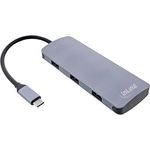 InLine 7-Port USB-C Hub, PD 3.0 100W, 4X USB-C, 3X USB-A, USB 3.2 Gen.2, 10 Gb/s Datenübertragung, OTG-Funktion, Multiport Splitter/Verteiler, für Laptop, PC, MacBook und mehr, 35392C