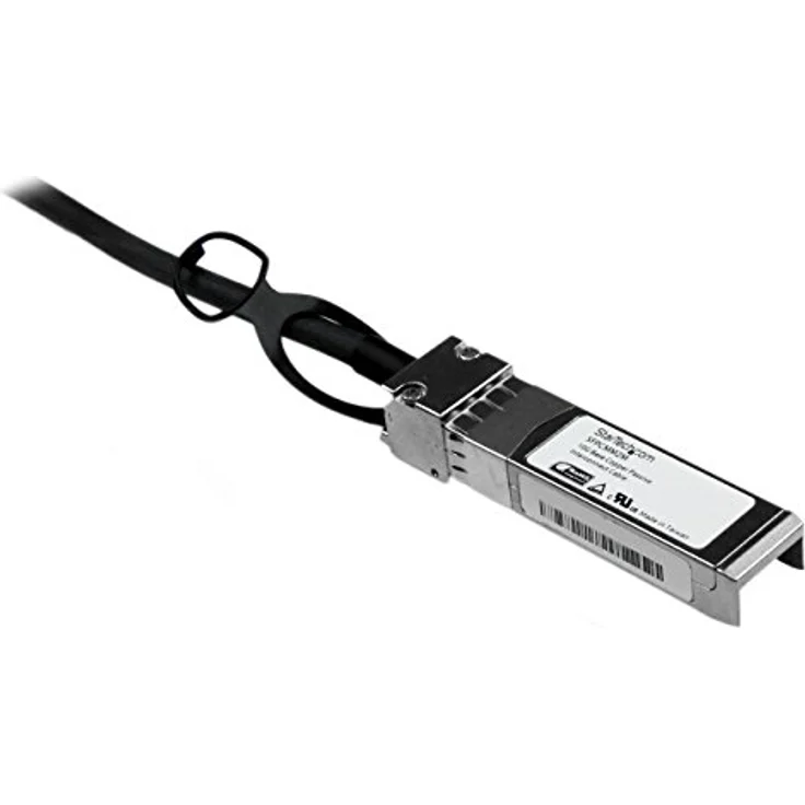 StarTech SFP+ Twinax Kabel 2m, 10GBASE-CU Passiv, Direct Attach, Schwarz, 10Gbps, kompatibel mit Cisco – Bild 2
