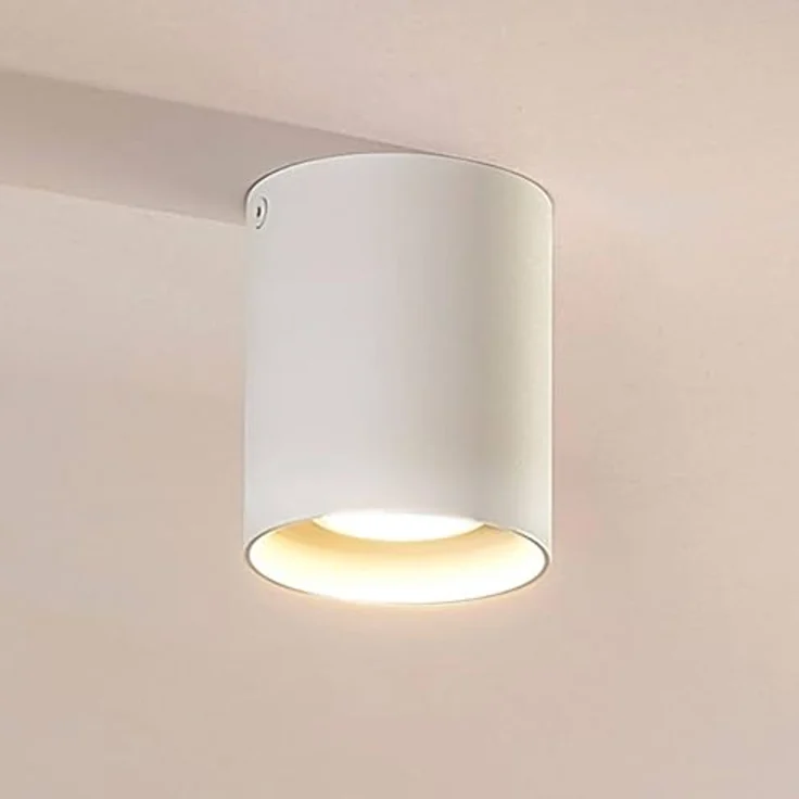 Arcchio Deckenlampe 'Carson' (Modern) in Weiß aus Aluminium für Flur & Treppenhaus (1 flammig, GU10) - Deckenleuchte, Lampe, Flurleuchte - Preisvergleich – Bild 2