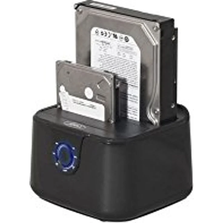 ADVAN BX-3003U32, USB 3.0-Station für 2 Festplatten SATA 2.5 und-oder 3.5 mit Klon-Funktion – Bild 2