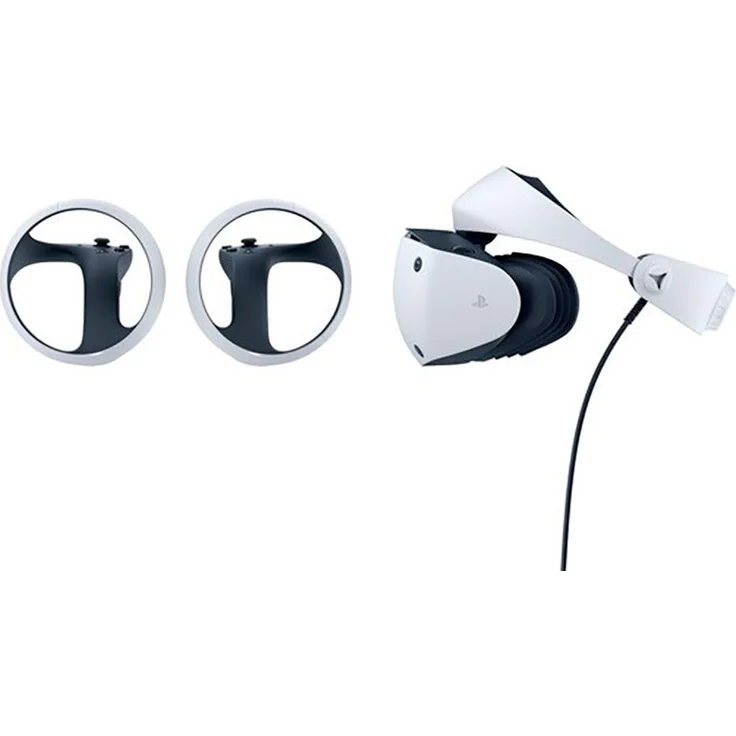 Sony VR2, Virtual-Reality-Brille mit 2000x2040 Auflösung pro Auge, haptischem Feedback, Weiß/Schwarz – Bild 1