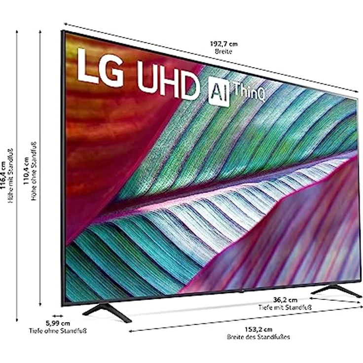 LG 86UR78006LB 218 cm (86 Zoll) UHD Fernseher (Active HDR, 60 Hz, Smart TV) [Modelljahr 2023] – Bild 2