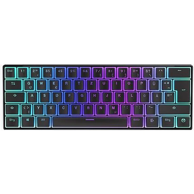 ENDORFY Thock Compact Wireless DE Kailh Box Red Pudding, Kompakte, Mechanische Switches Kailh Box Red, Keycaps aus PBT, Bluetooth und 2.4 GHz Wireless, Deutsches Layout QWERZ | EY5D001 – Bild 2