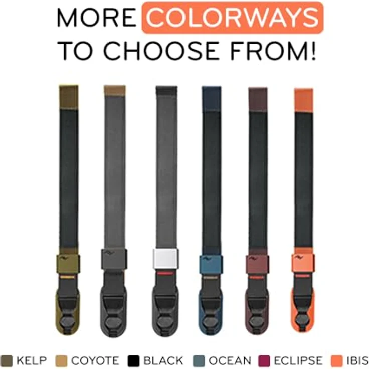 Peak Design Cuff Eclipse CF-EP-3, Kameragurt in Schwarz mit ergonomischem Design und Schnellverschluss – Bild 5