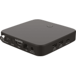 STRONG SRT 423 - 3 IN 1 SMART TV BOX mit T2/ C Tuner Smart Box (DVB-T2 HD, DVB-C, DVB-C2, Schwarz)