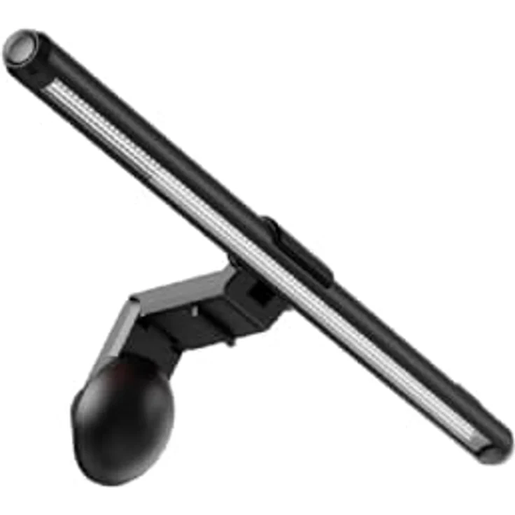 ASUS ROG Aura Monitor Light Bar ALB01, asymmetrische Lichtleiste mit drei Beleuchtungsmodi und patentierter Klemme, magentisch montierbar – Bild 1