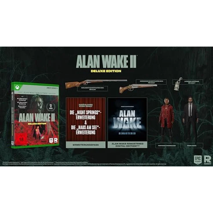 Epic Games Alan Wake 2 Deluxe Edition - Xbox, Psycho-Horrorgeschichte mit zwei spielbaren Charakteren und übernatürlichen Gefahren – Bild 2