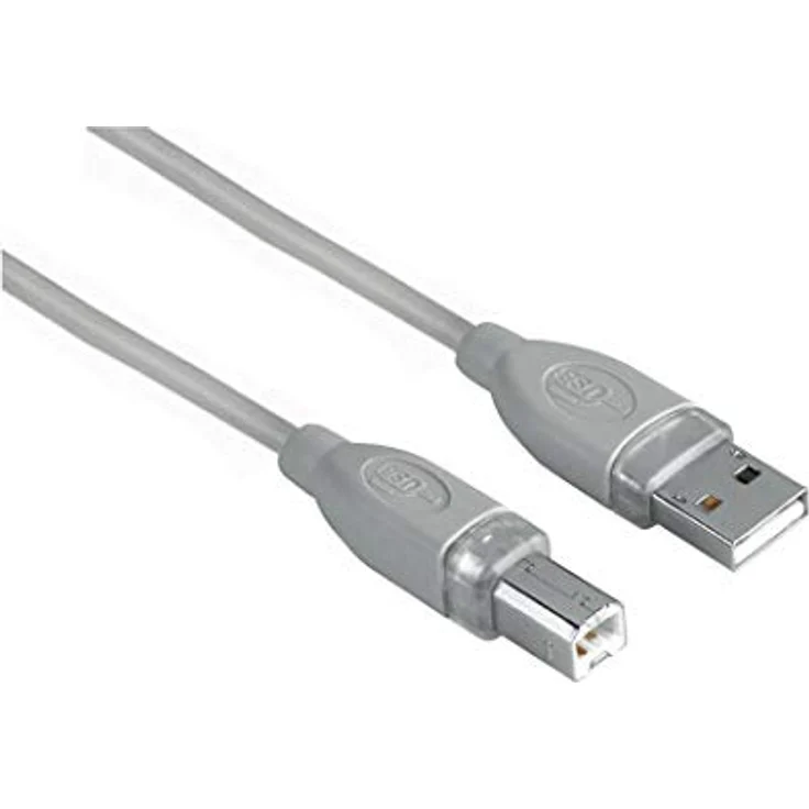 Hama - USB-Kabel - USB (M) bis USB Typ B, 4-polig (M) - 7.5 m - Grau – Bild 6