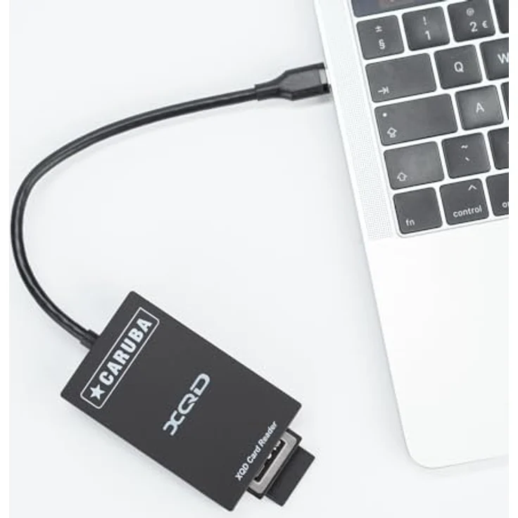Caruba 2 in 1 Cardreader XQD + SD USB-C, Schnelle Dateiübertragung für Windows & Mac, Plug & Play mit LED-Anzeige – Bild 3