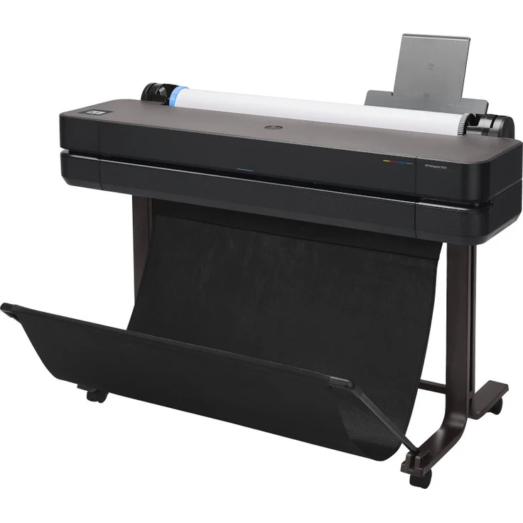 HP DesignJet T630, Großformatdrucker mit 36 Zoll, 2400 x 1200 dpi, Netzwerkfähig, Schwarz – Bild 1