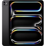 Apple 13" iPad Pro 2024 (M4): Ultra Retina XDR Display, 12 MP Querformat Frontkamera/12 MP Rückkamera, LiDAR Scanner, Face ID, WLAN 6E, 256 GB, Space Schwarz