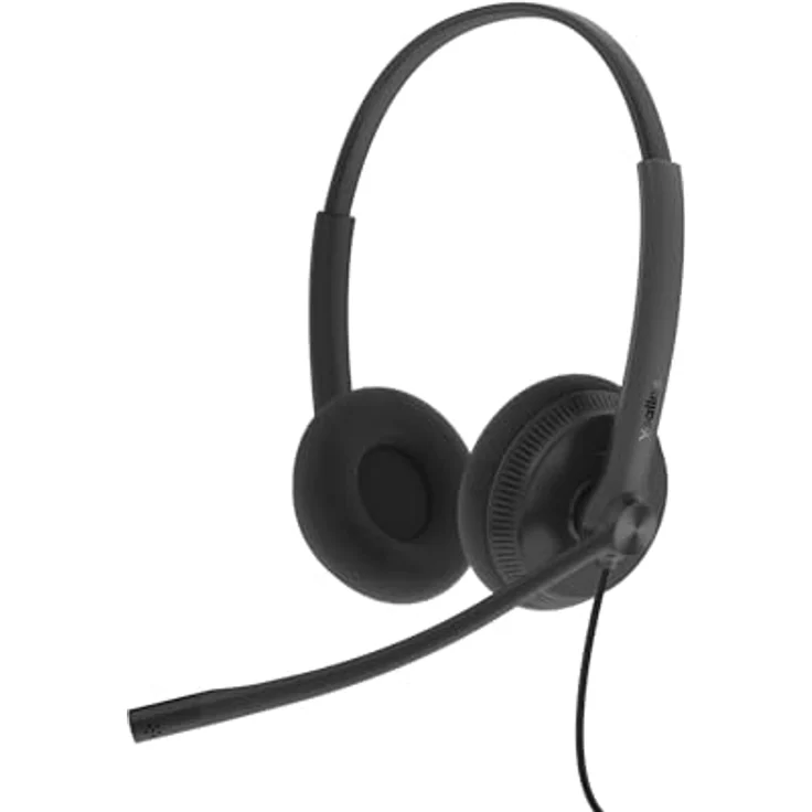 Yealink Headset UH34 Lite Dual Teams USB-C/A, Klare Audioqualität, Rauschunterdrückendes Mikrofon, Inline-Steuerung, Microsoft Teams zertifiziert – Bild 1